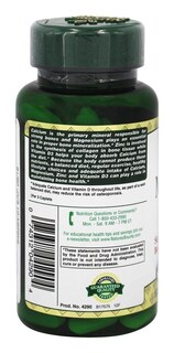 Foto 3 | Suplemento Nature's Bounty De Calcio, Magnesio Y Zinc 200 Comprimidos - Venta Internacional.