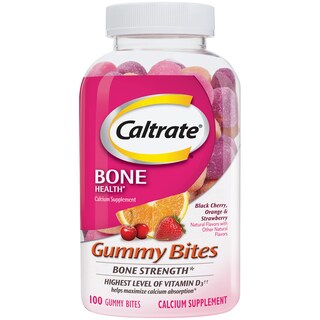 Foto 1 | Suplemento Caltrate Gummy Bites De 500 Mg De Calcio Y Vitamina D - Venta Internacional.