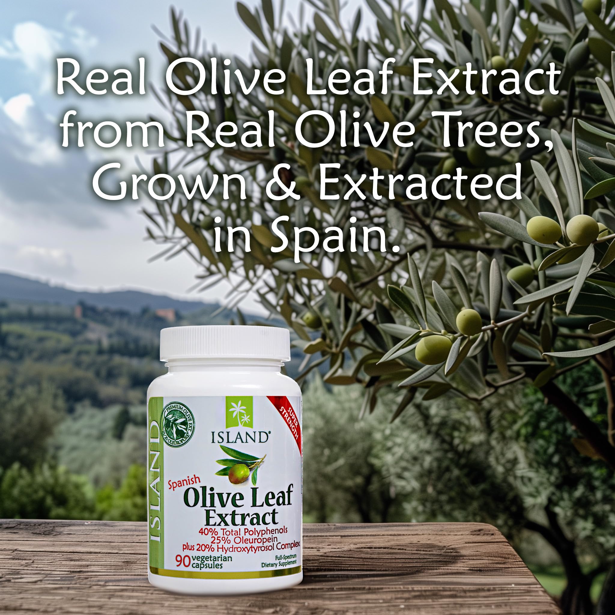 Foto 4 | Extracto De Hoja De Olivo Supplement Island Nutrition 90 Cápsulas - Venta Internacional.