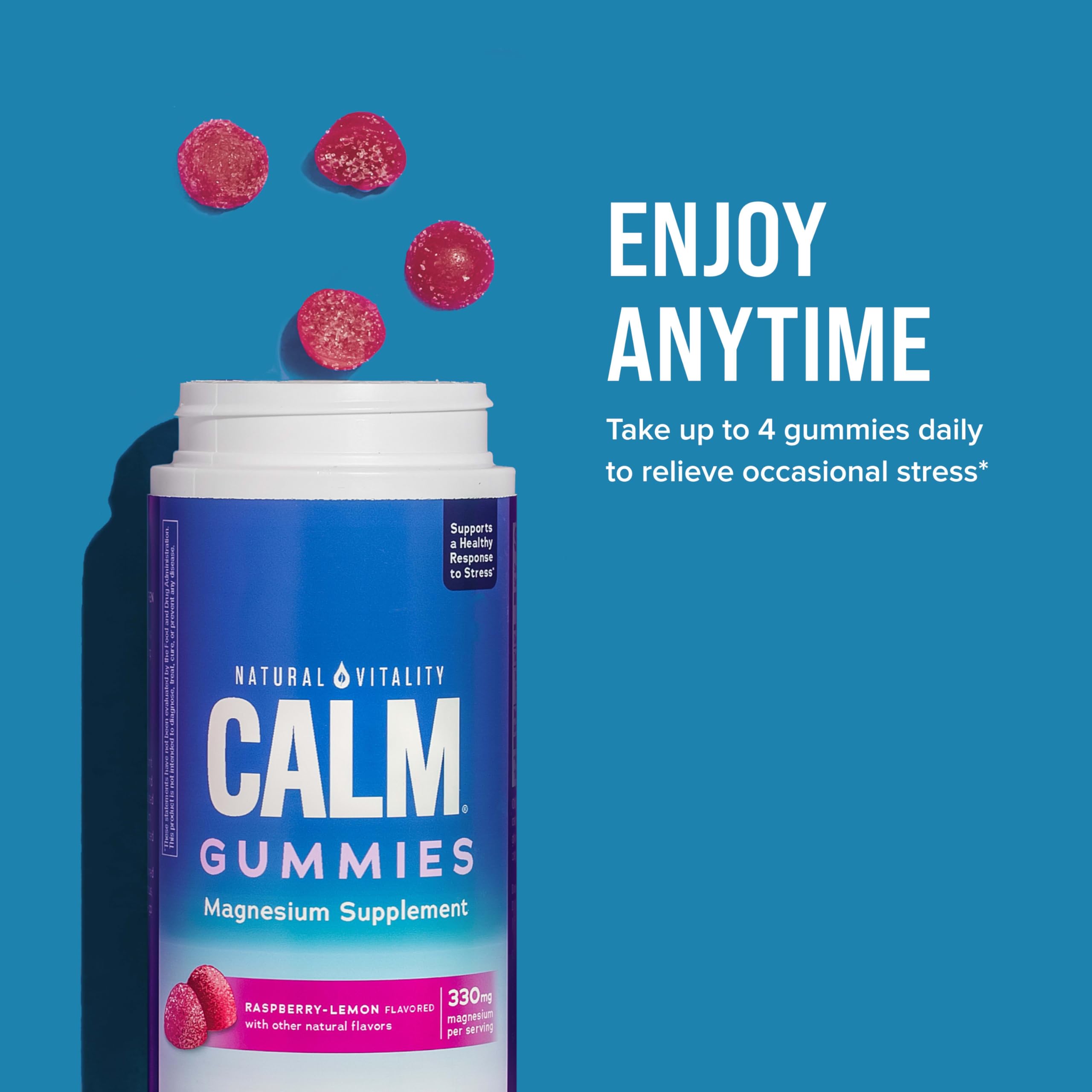 Foto 6 | Suplemento: Gomitas De Citrato De Magnesio Natural Vitality Calm - Venta Internacional.