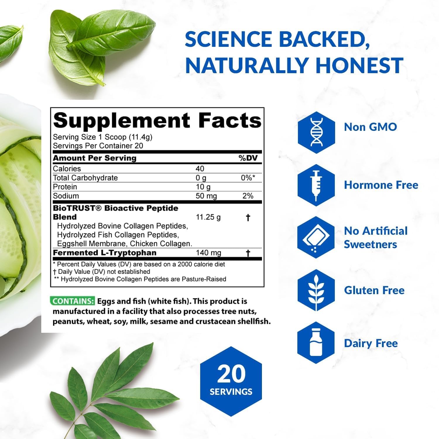 Foto 7 pulgar | Colágeno En Polvo Biotrust Ageless Multi, 5 Tipos, 10 G De Proteína - Venta Internacional.