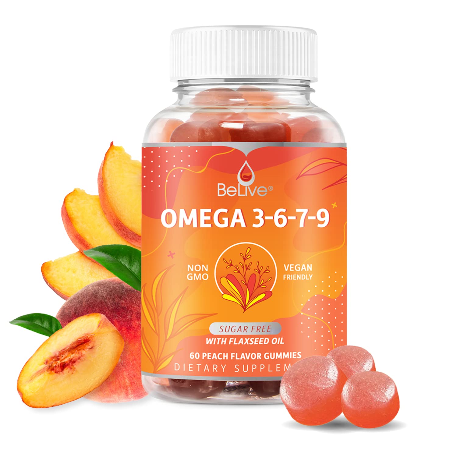 Foto 2 pulgar | Gomitas Orgánicas Omega 3 De Supplement Belive, 60 Unidades - Venta Internacional.