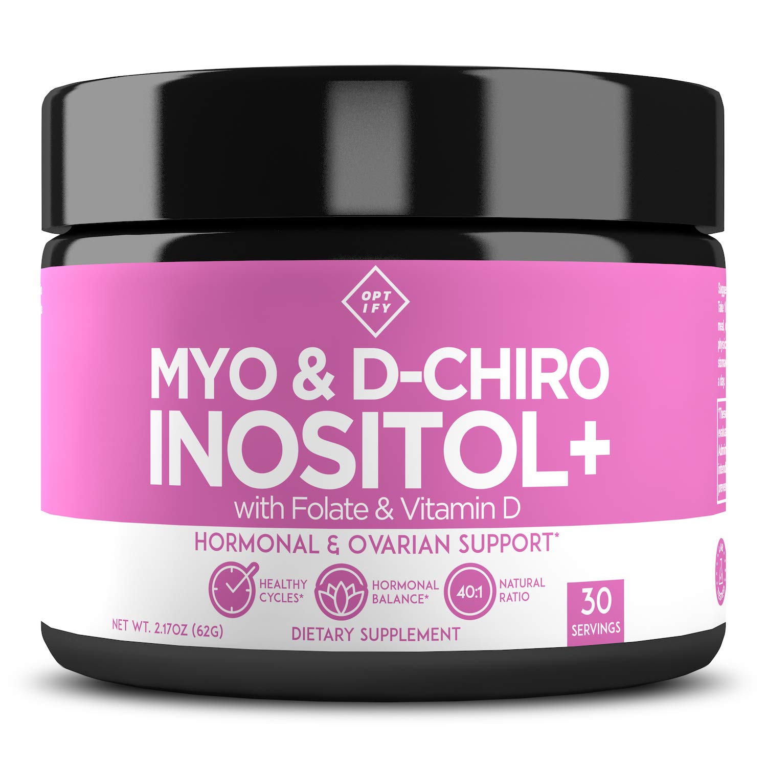 Foto 2 pulgar | Suplemento Optify De Inositol En Polvo Con Folato Y Vitamina D - Venta Internacional.