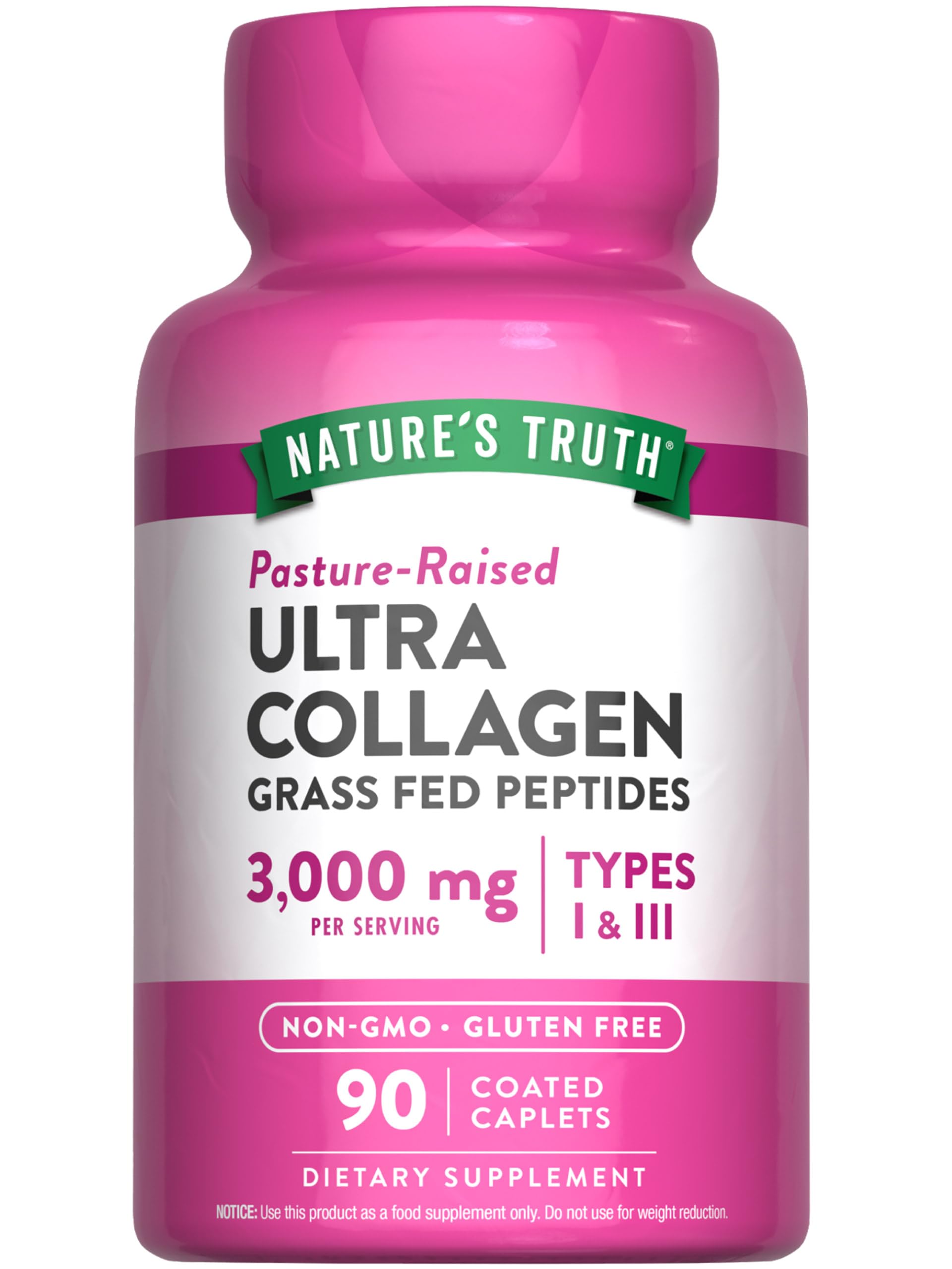 Foto 2 pulgar | Suplemento De Péptidos De Colágeno Nature's Truth 90 Cápsulas - Venta Internacional.