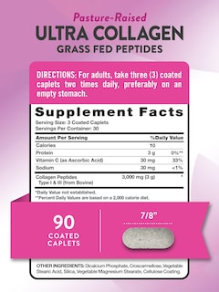Foto 2 | Suplemento De Péptidos De Colágeno Nature's Truth 90 Cápsulas - Venta Internacional.