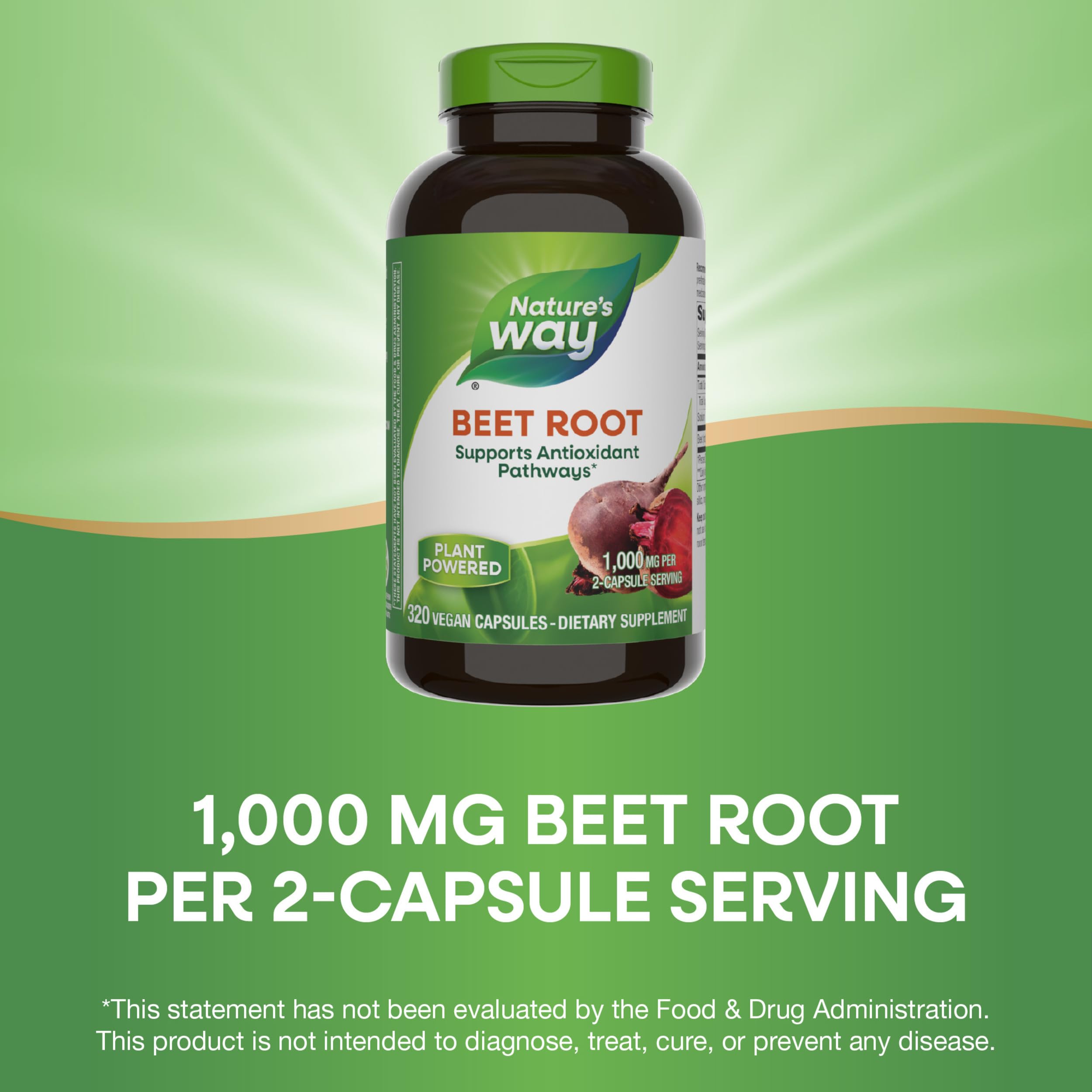 Foto 5 pulgar | Suplemento De Raíz De Remolacha De Nature's Way 320 Cápsulas De 1000 Mg - Venta Internacional.