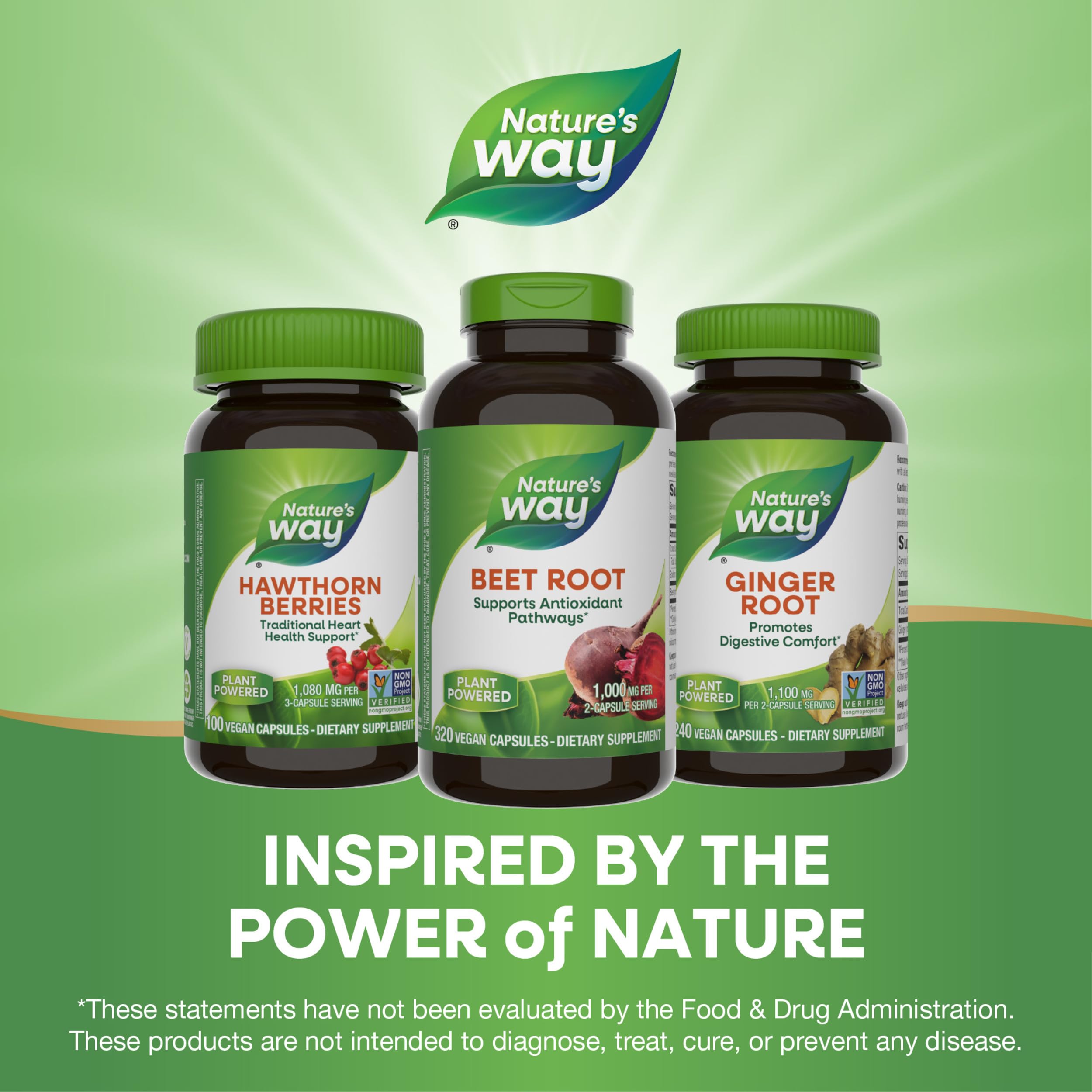 Foto 7 | Suplemento De Raíz De Remolacha De Nature's Way 320 Cápsulas De 1000 Mg - Venta Internacional.