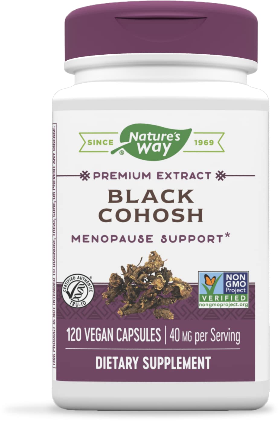 Foto 2 pulgar | Suplemento Nature's Way Premium Black Cohosh 120 Cápsulas - Venta Internacional.