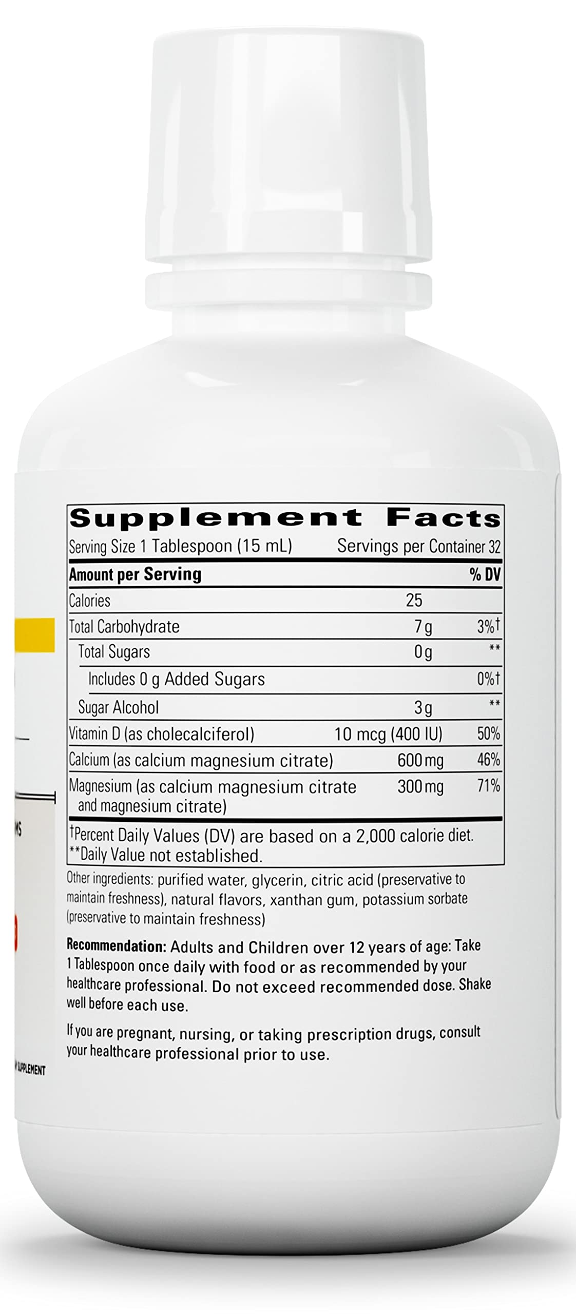 Foto 3 pulgar | Suplemento Integrative Therapeutics: Calcio Y Magnesio Líquidos - Venta Internacional.