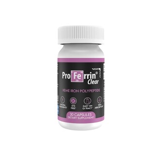 Foto 1 | Suplemento Proferrin Clear 30 Tabletas De Hierro Hemo De 10,5 Mg - Venta Internacional.