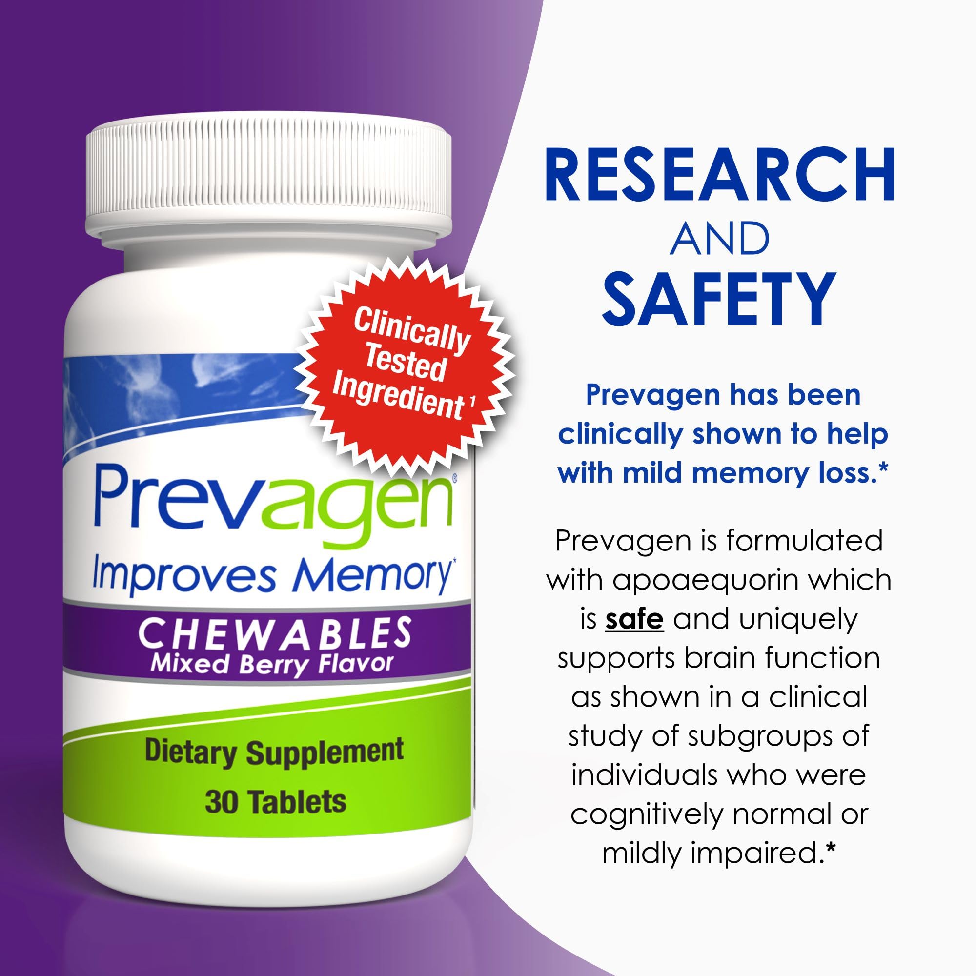 Foto 4 pulgar | Suplemento Para La Memoria Prevagen Regular Strength Chewables - Venta Internacional.