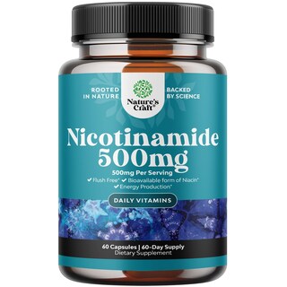 Foto 1 | Suplemento Natures Craft Con Vitamina B3 Y Niacinamida, 500 Mg, 60 Cápsulas - Venta Internacional.