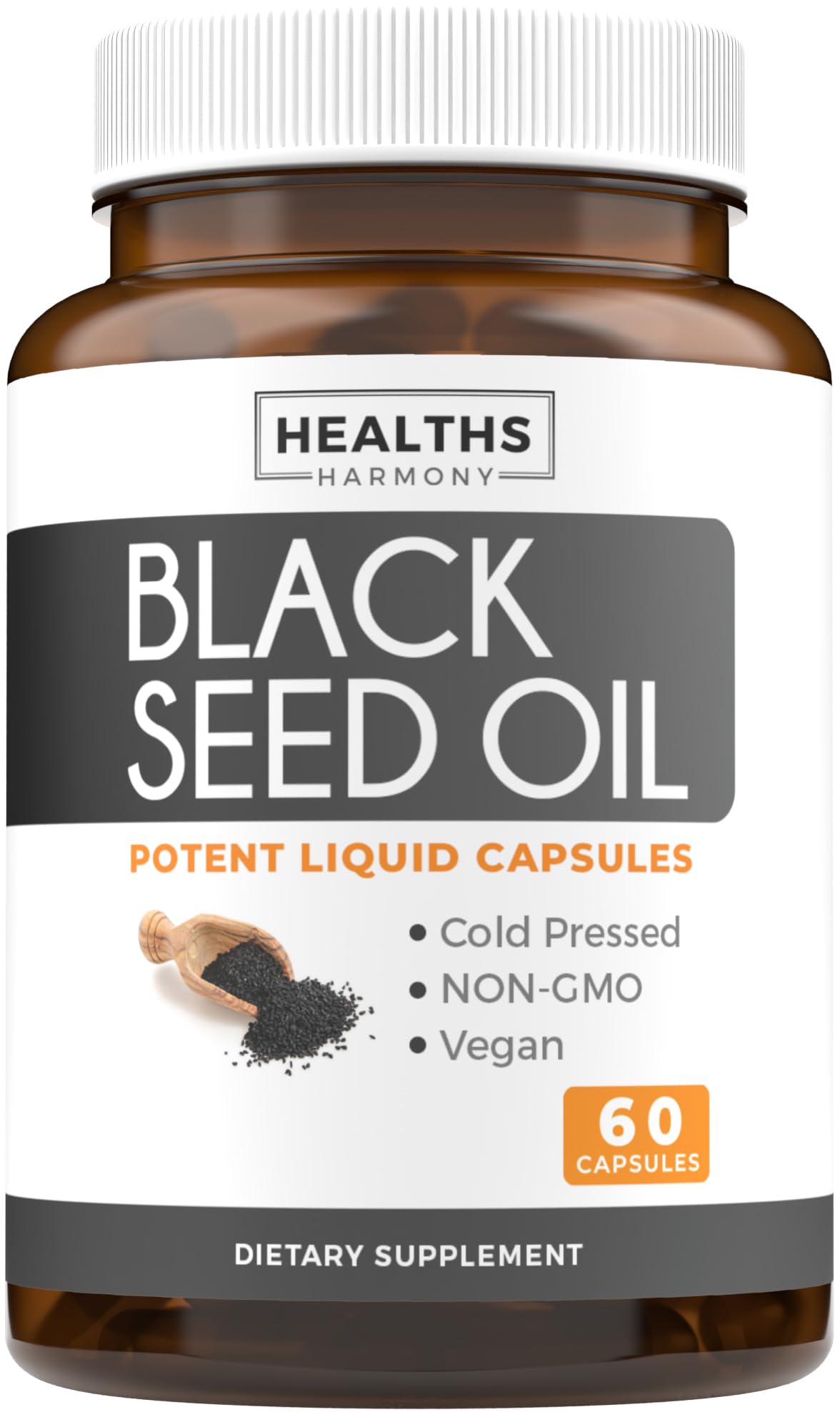 Foto 2 pulgar | Aceite De Semilla Negra Harmony De Supplement Healths, 60 Cápsulas De Gelatina Blanda - Venta Internacional.