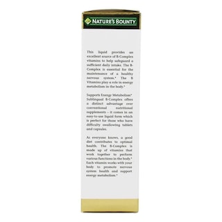 Foto 3 | Complementa El Complejo B De Nature's Bounty Con Vitamina B12 Sublingual, 60 Ml - Venta Internacional.