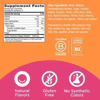 Foto 5 | Suplemento Olly Collagen Gummy Rings, 2,5 G, Probado Clínicamente - Venta Internacional.