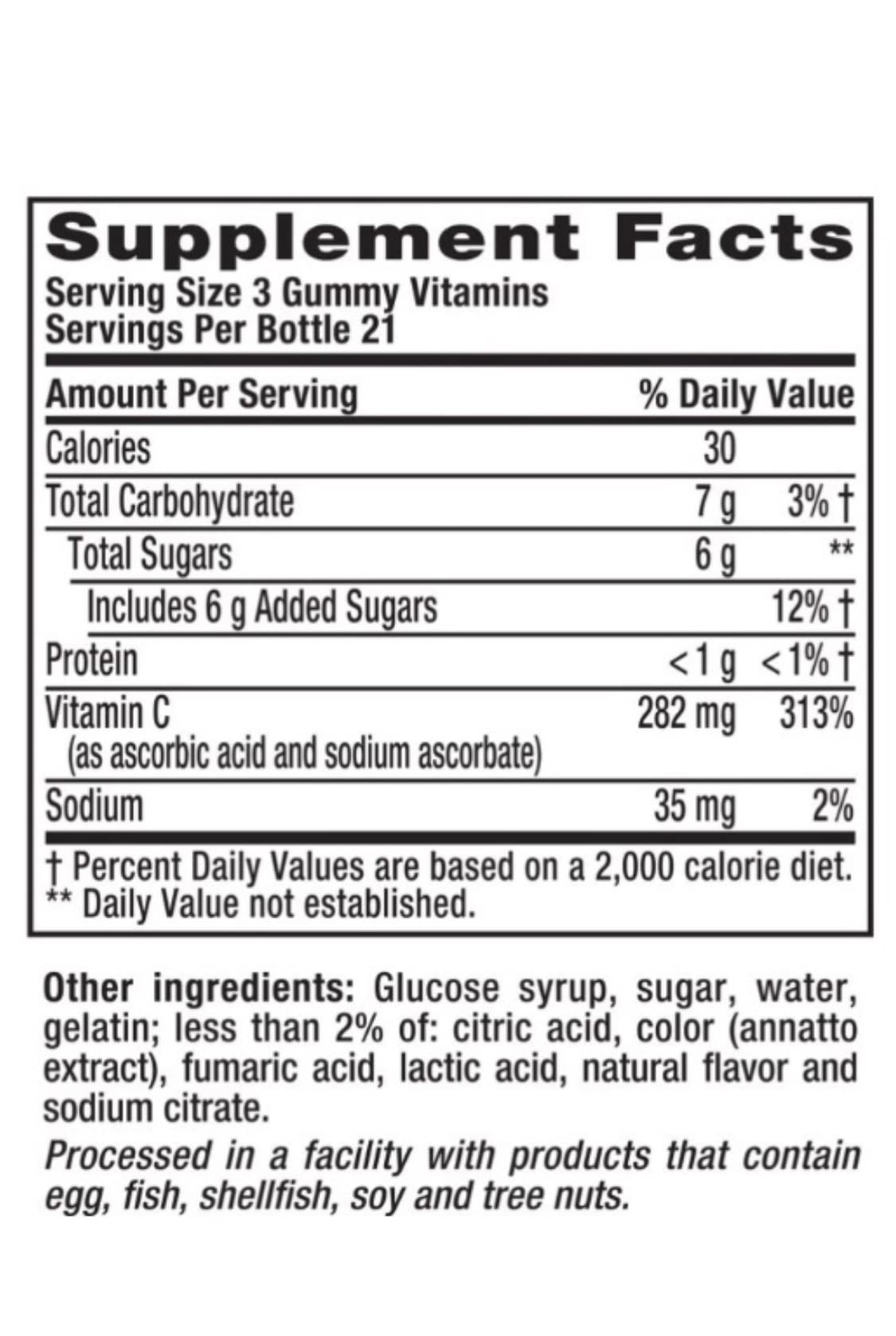 Foto 4 pulgar | Vitafusion Vitamins Power C, 63 Unidades, Gomitas Con Sabor A Naranja - Venta Internacional.