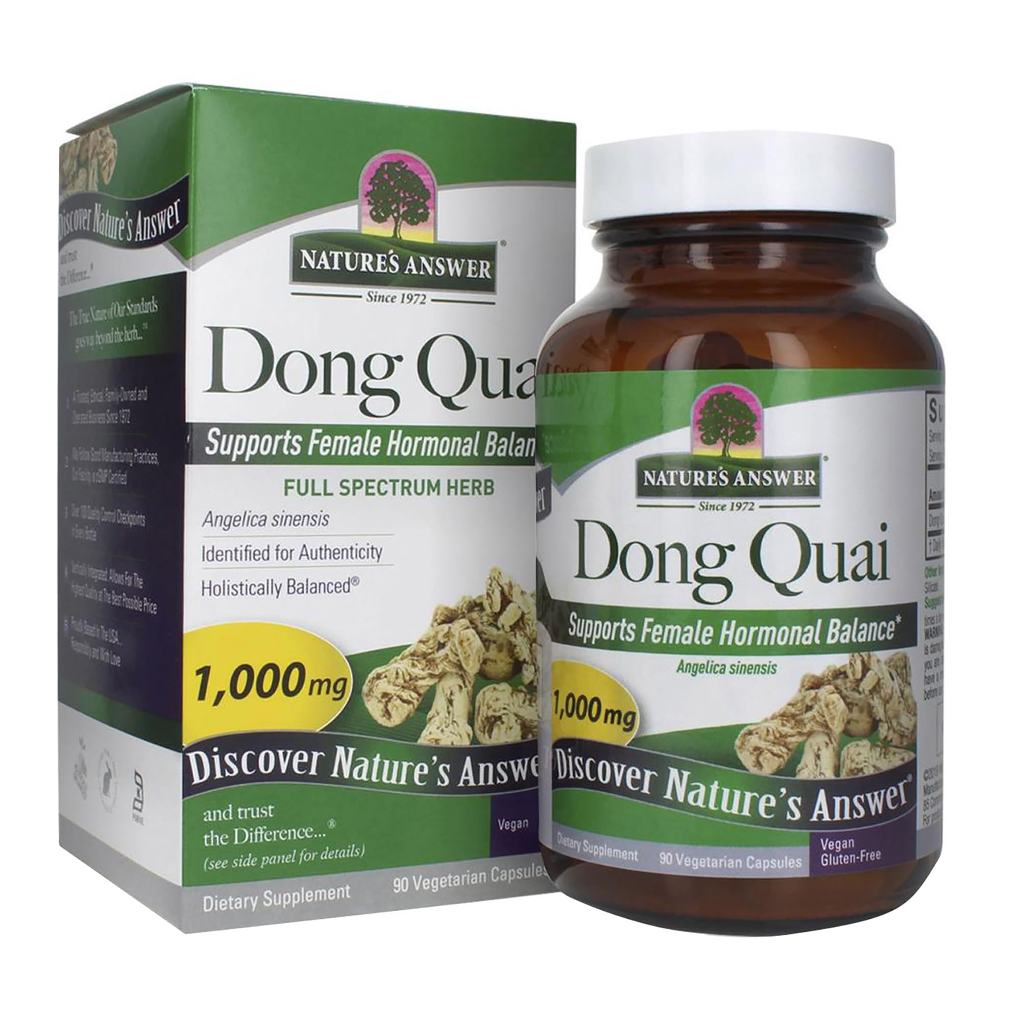 Foto 1 | Suplemento Nature's Answer Dong Quai Root 1000 Mg 90 Cápsulas - Venta Internacional.