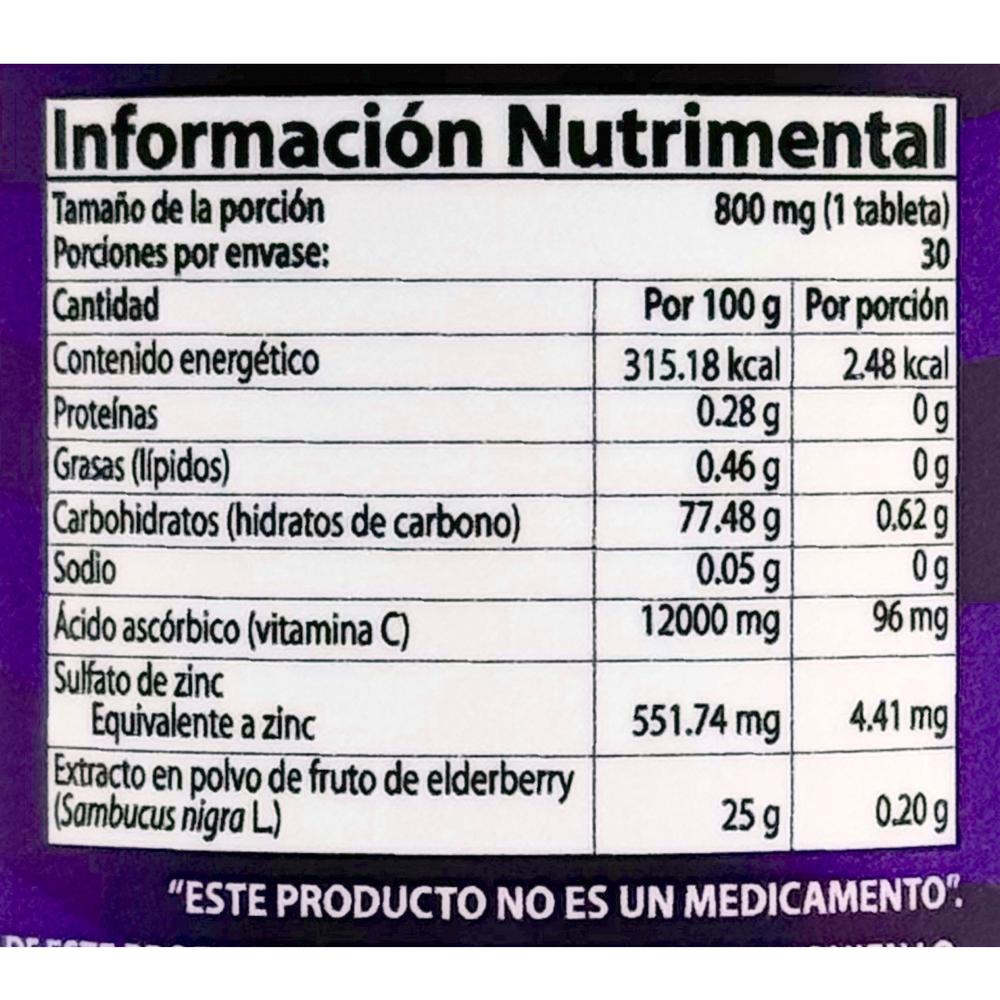 Foto 2 | Berry-C Kids Vitamina C Natural Health 30 Tabletas Masticables para Niños