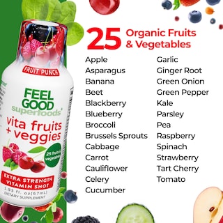 Foto 3 | Suplementos Feelgood Superfoods Vita Frutas Y Verduras - Venta Internacional.