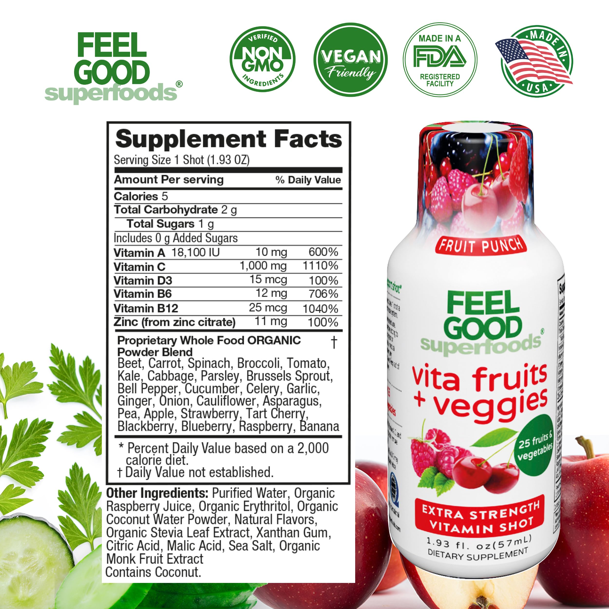 Foto 7 pulgar | Suplementos Feelgood Superfoods Vita Frutas Y Verduras - Venta Internacional.