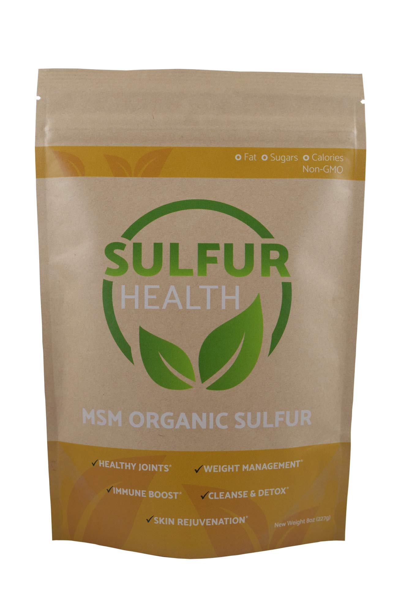 Foto 2 pulgar | Suplemento De Azufre Orgánico Msm Sulphur Health 99.9% Puro (454 G) - Venta Internacional.