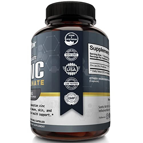 Foto 4 pulgar | Suplemento De Zinc Nutriflair Picolinato De Zinc 50 Mg 120 Cápsulas - Venta Internacional.