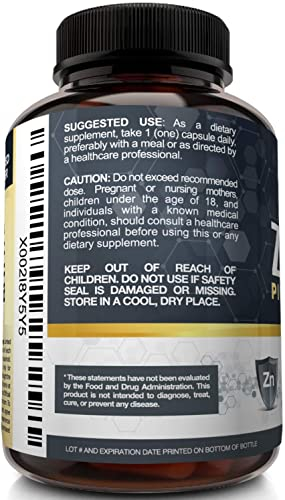Foto 6 pulgar | Suplemento De Zinc Nutriflair Picolinato De Zinc 50 Mg 120 Cápsulas - Venta Internacional.