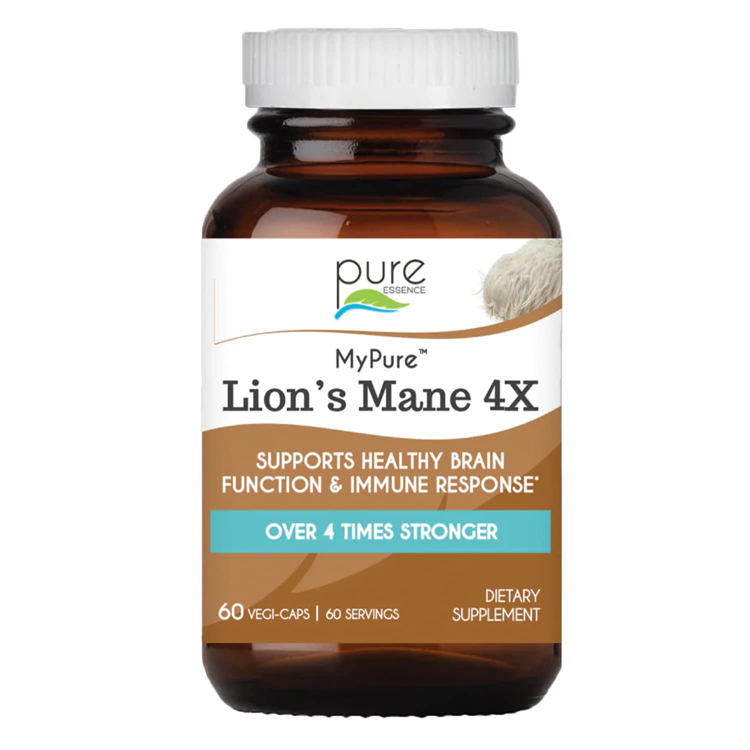 Foto 2 pulgar | Suplemento Mypure Lion's Mane 4x de Pure Essence Labs - Venta Internacional