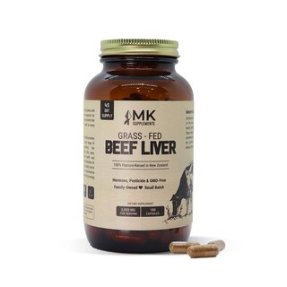 Foto 1 | Suplemento Mk Supplements Hígado De Res Alimentado Con Pasto 3000 Mg 180 Ca - Venta Internacional.