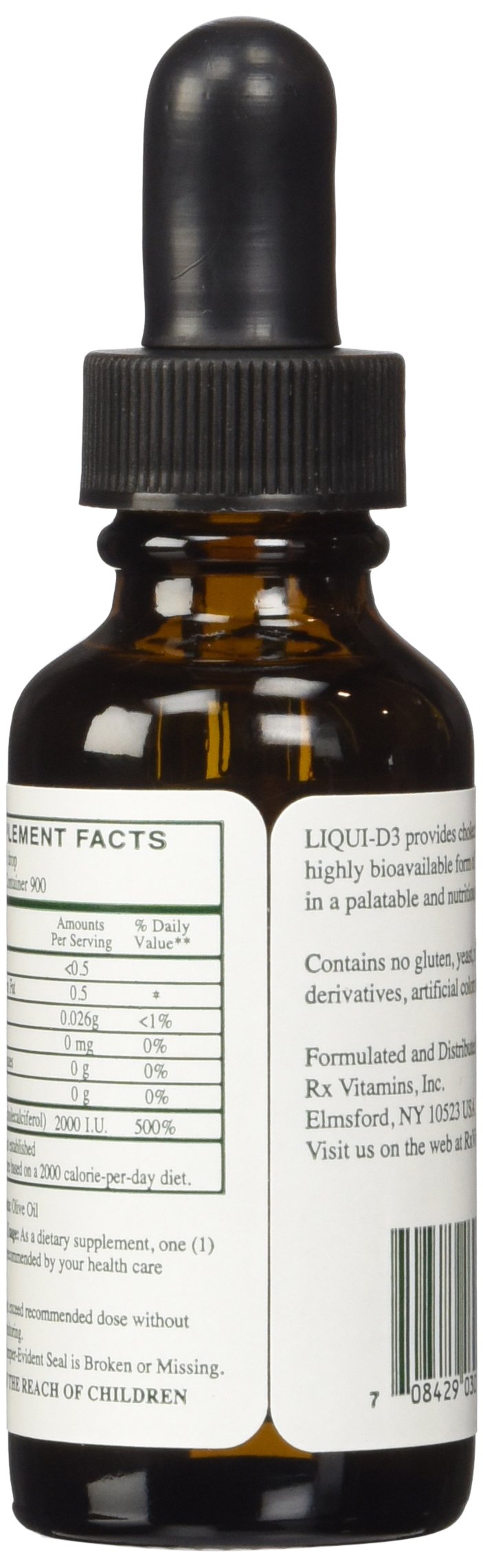 Foto 4 pulgar | Suplemento Rx Vitamins Liqui-d3 2000 Ui 30 Ml (paquete De 1) - Venta Internacional.