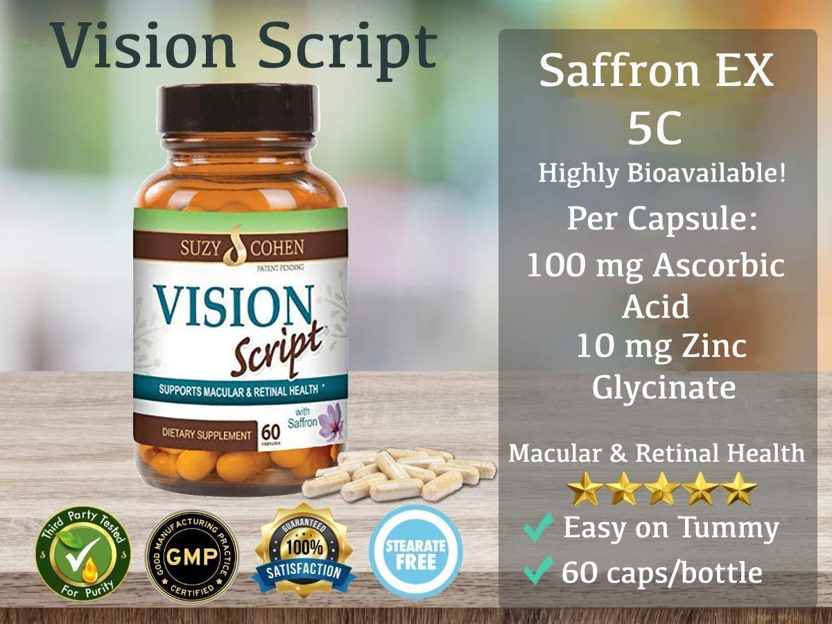 Foto 4 pulgar | Suplemento Script Essentials Vision Script, 60 Porciones - Venta Internacional.