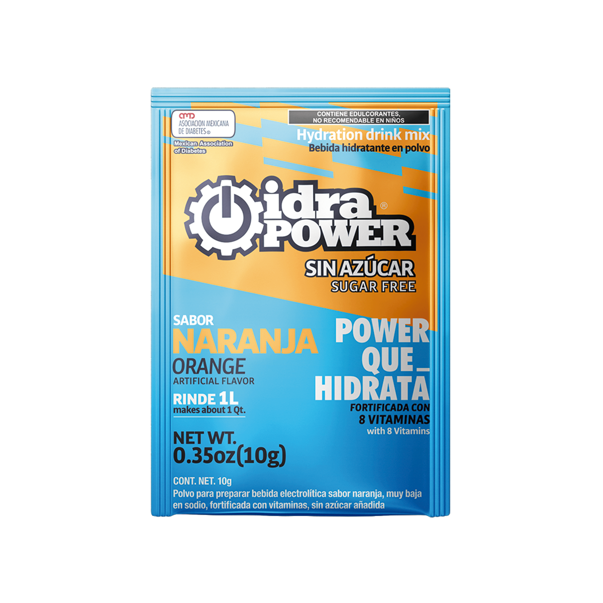 Foto 2 pulgar | Idrapower Caja Con 10 Sobres 10 G. Sin Azúcar Para 1 L C/u