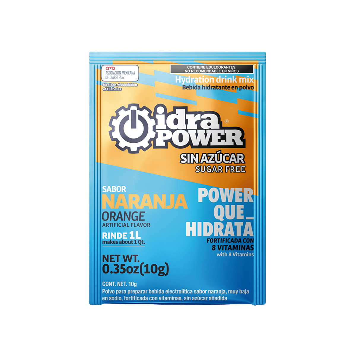 Idrapower Caja Con 10 Sobres 10 G. Sin Azúcar Para 1 L C/u