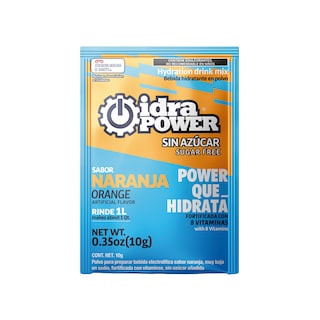 Foto 1 | Idrapower Caja Con 10 Sobres 10 G. Sin Azúcar Para 1 L C/u