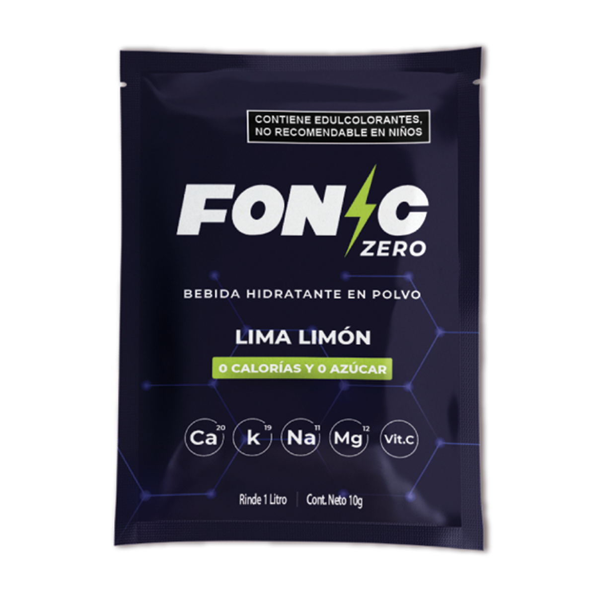 Fonic Hidratante Caja 10 Sobres 10g Sin Azúcar Para 1l