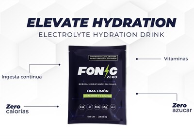 Foto 4 | Fonic Hidratante Caja 10 Sobres 10g Sin Azúcar Para 1l