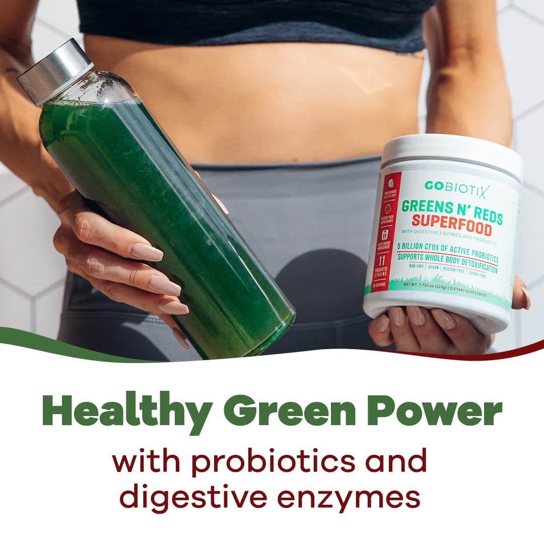 Foto 2 | Suplemento Gobiotix Super Greens And Reds Powder 30 Ml - Venta Internacional.