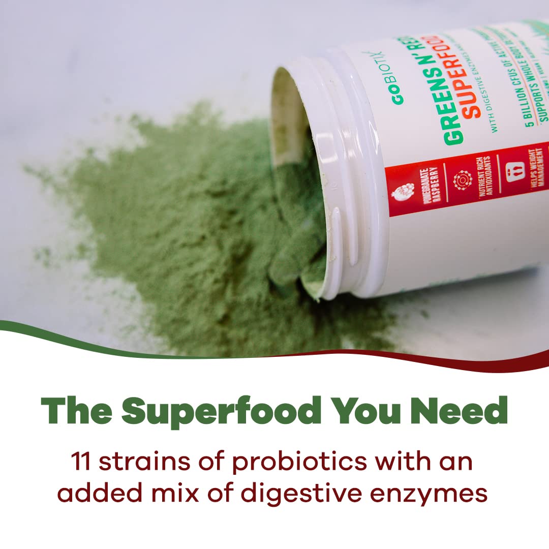 Foto 3 | Suplemento Gobiotix Super Greens And Reds Powder 30 Ml - Venta Internacional.