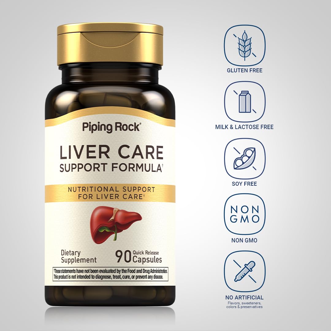 Foto 4 pulgar | Suplemento Piping Rock Liver Cleanse Complex 90 Cápsulas - Venta Internacional.