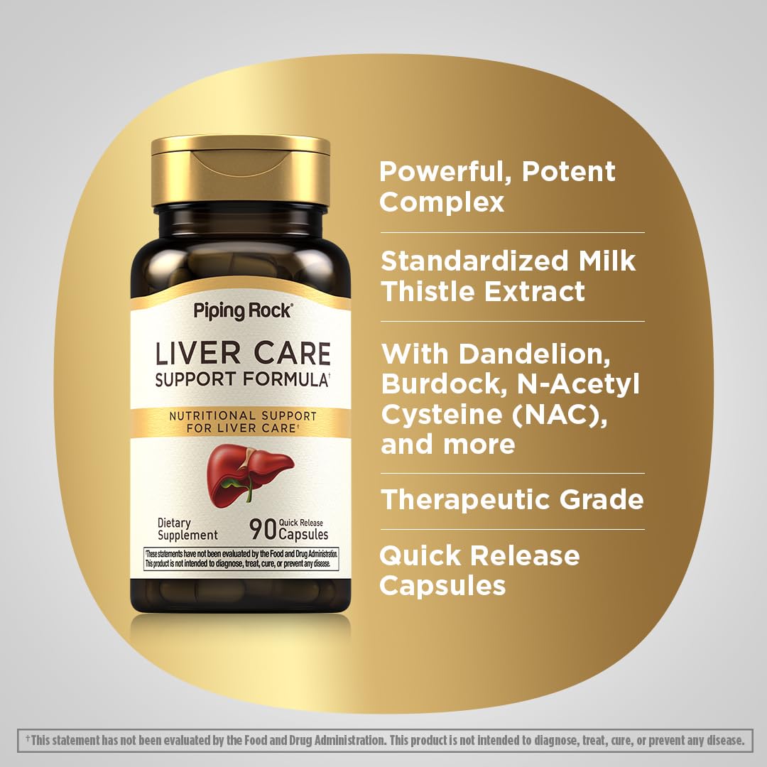 Foto 5 pulgar | Suplemento Piping Rock Liver Cleanse Complex 90 Cápsulas - Venta Internacional.