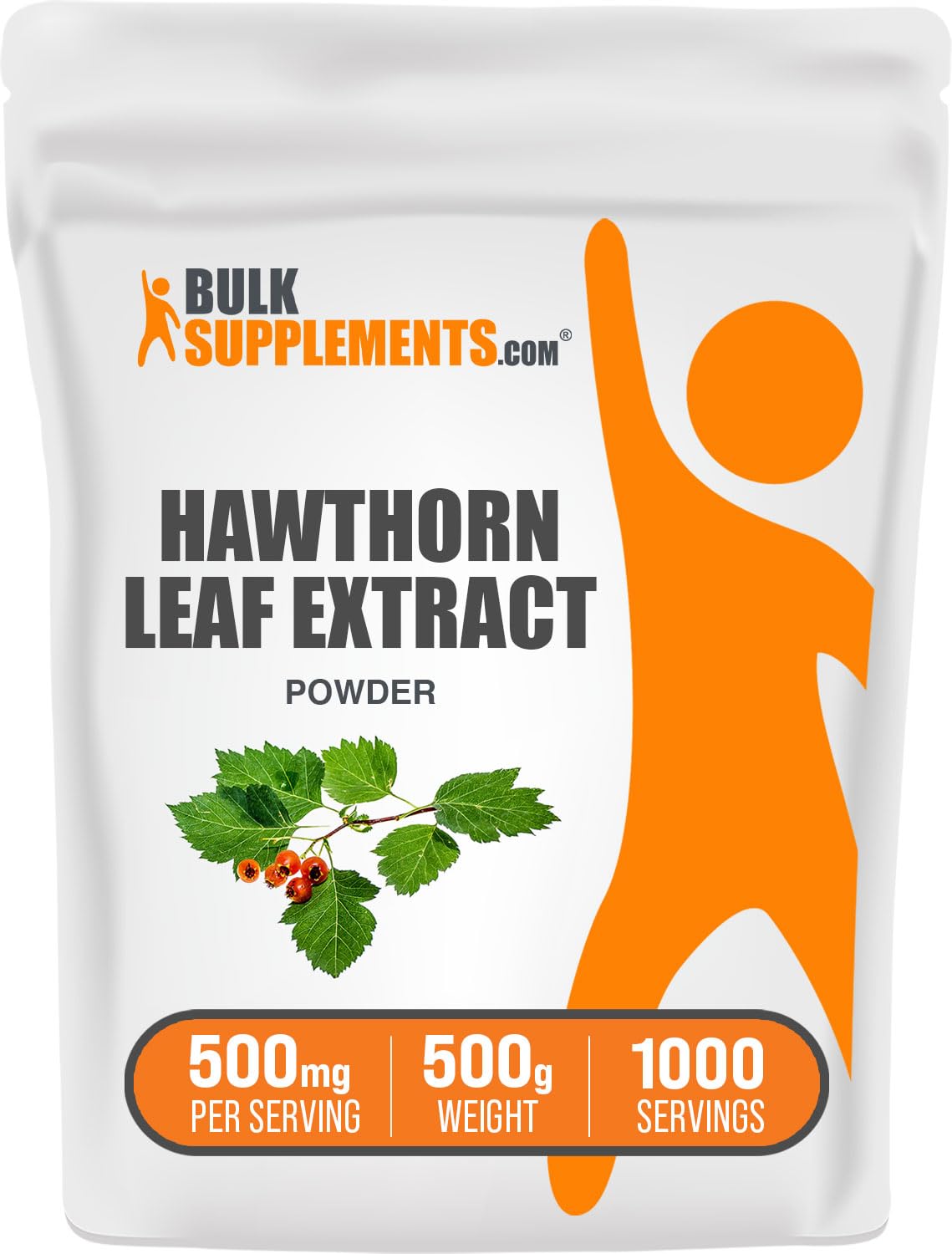 Foto 2 pulgar | Suplemento Bulksupplements.com Extracto De Hoja De Espino Blanco En Polvo - Venta Internacional.