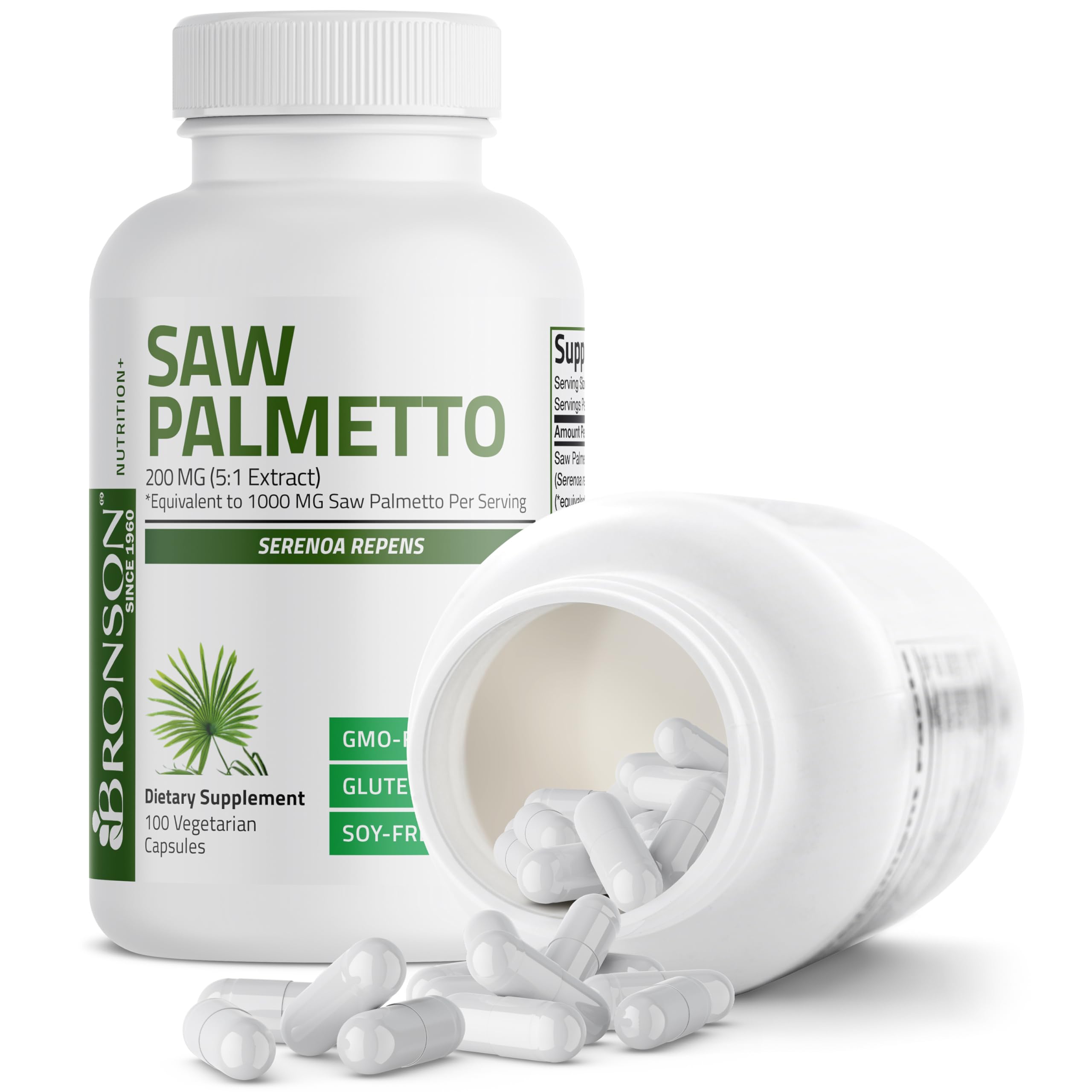 Foto 7 pulgar | Suplemento Bronson Saw Palmetto 1000 Mg Para Próstata 100 Cápsulas - Venta Internacional.