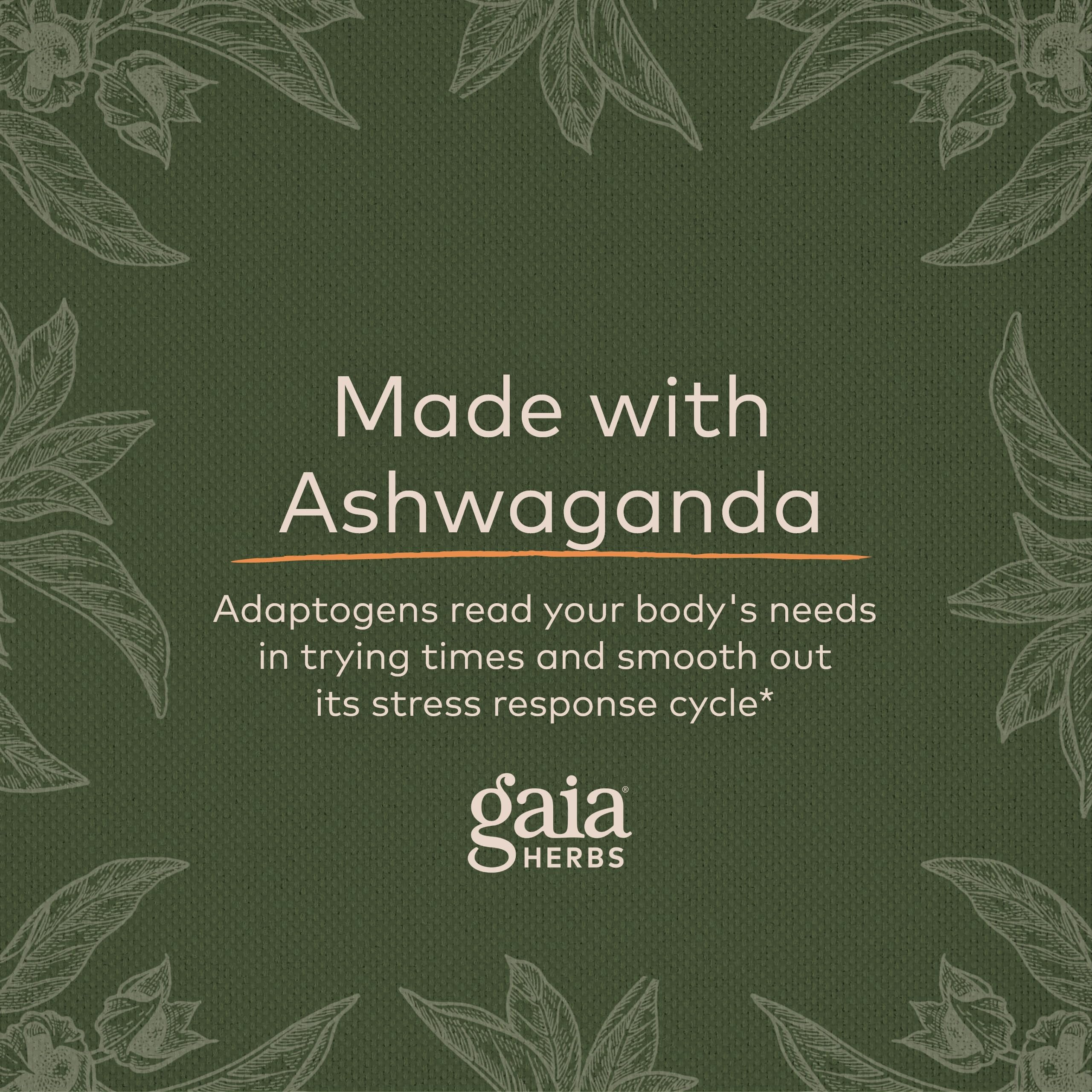 Foto 6 | Suplemento Gaia Herbs De Raíz De Ashwagandha Vegano 60 Cápsulas - Venta Internacional.