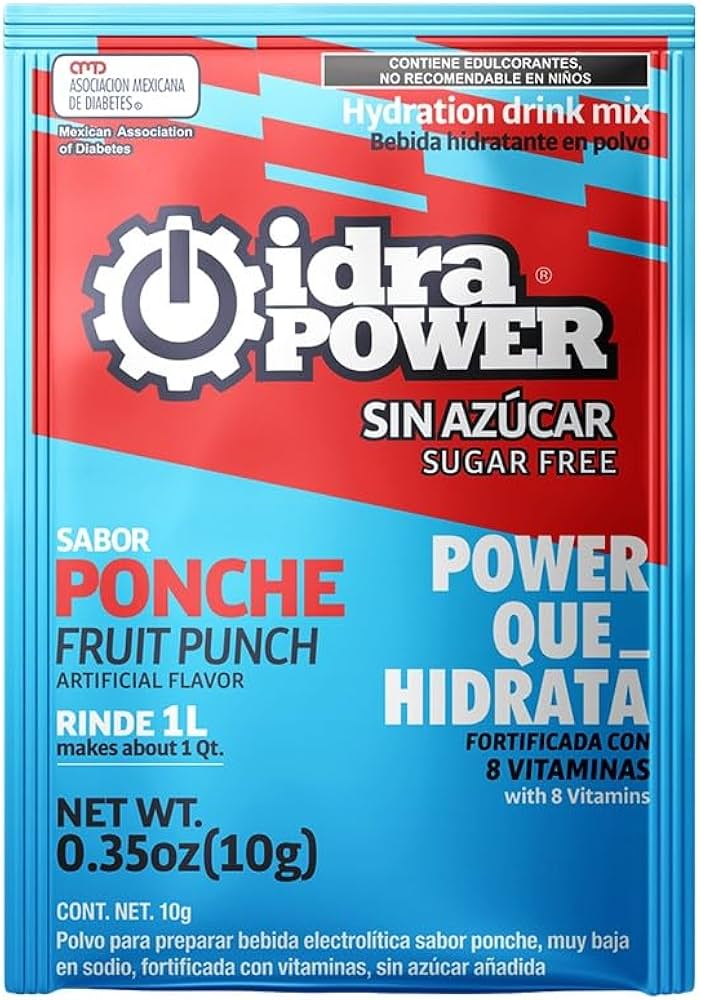 Foto 5 pulgar | Idrapower Caja Con 10 Sobres 10 G. Sin Azúcar Para 1 L C/u