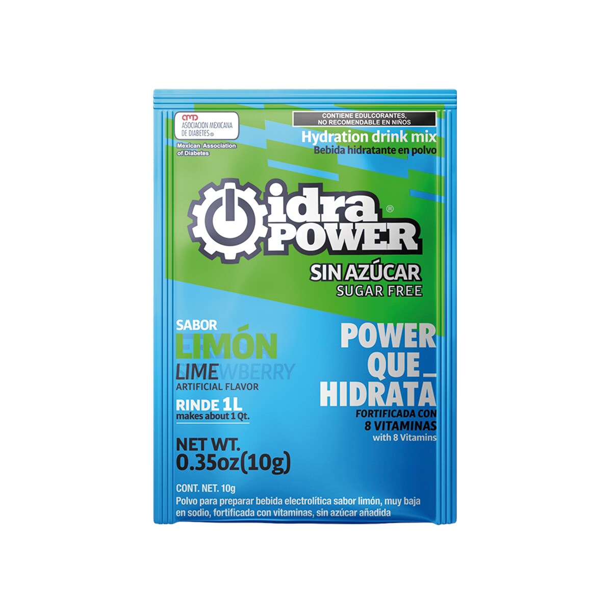 Idrapower Caja Con 10 Sobres 10 G. Sin Azúcar Para 1 L C/u $275