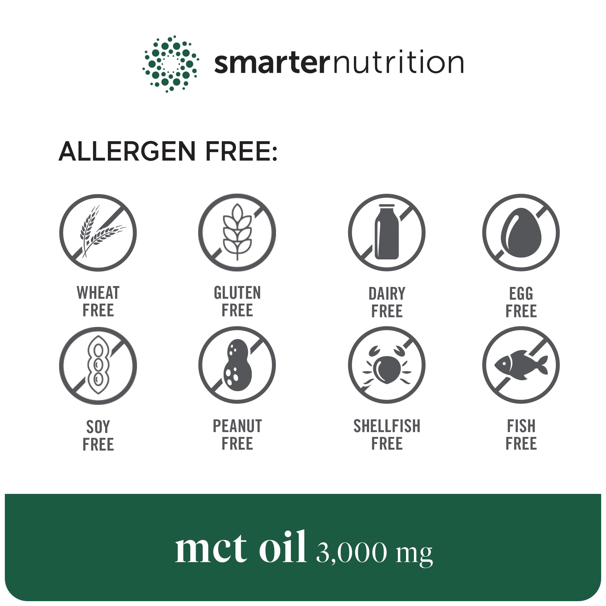 Foto 4 | Cápsulas De Aceite Mct Smarternutrition Smarter Nutrition, 90 Unidades - Venta Internacional.