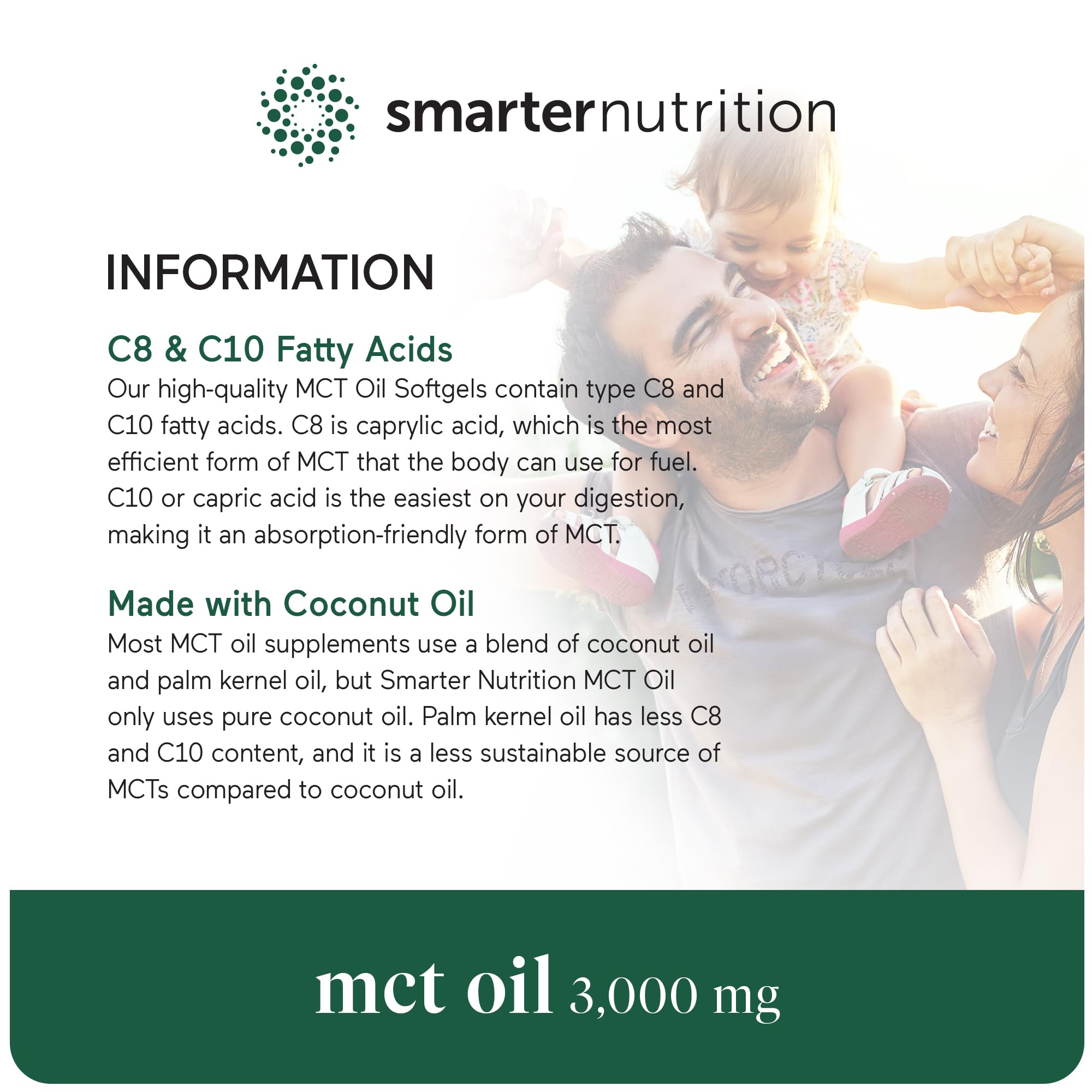 Foto 7 pulgar | Cápsulas De Aceite Mct Smarternutrition Smarter Nutrition, 90 Unidades - Venta Internacional.