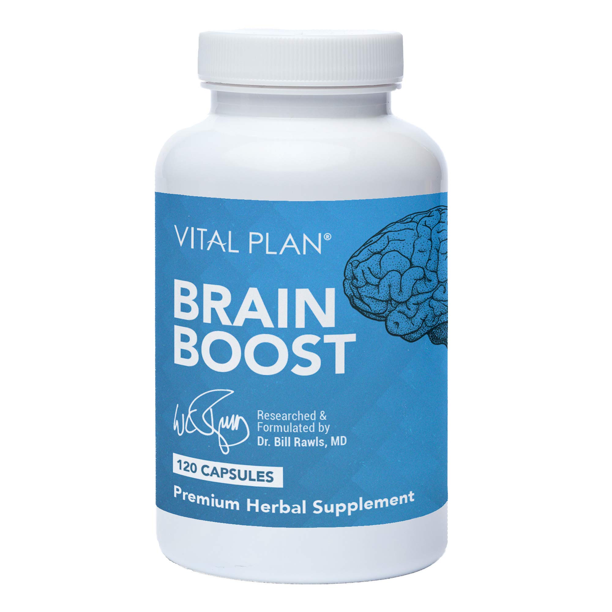 Foto 2 pulgar | Suplemento Vital Plan Brain Boost Dr. Bill Rawls - Venta Internacional.