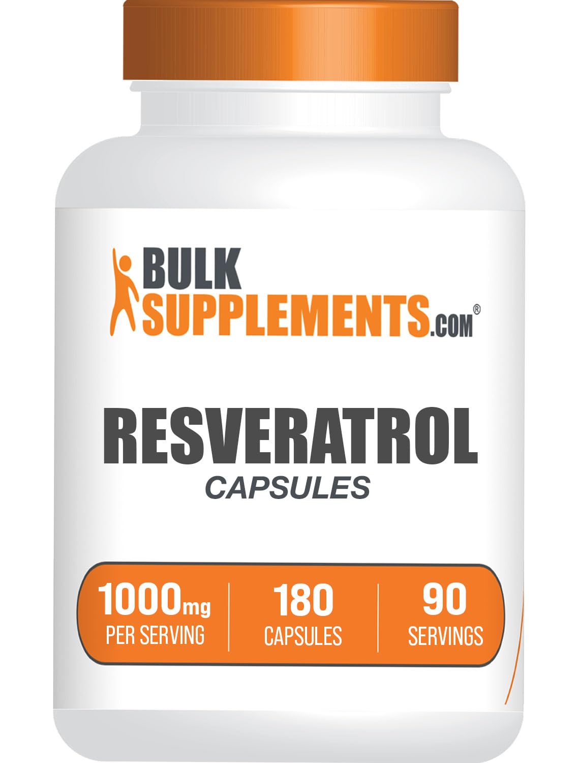 Foto 2 pulgar | Suplemento De Resveratrol Bulksupplements.com 1000 Mg 180 Cápsulas - Venta Internacional.