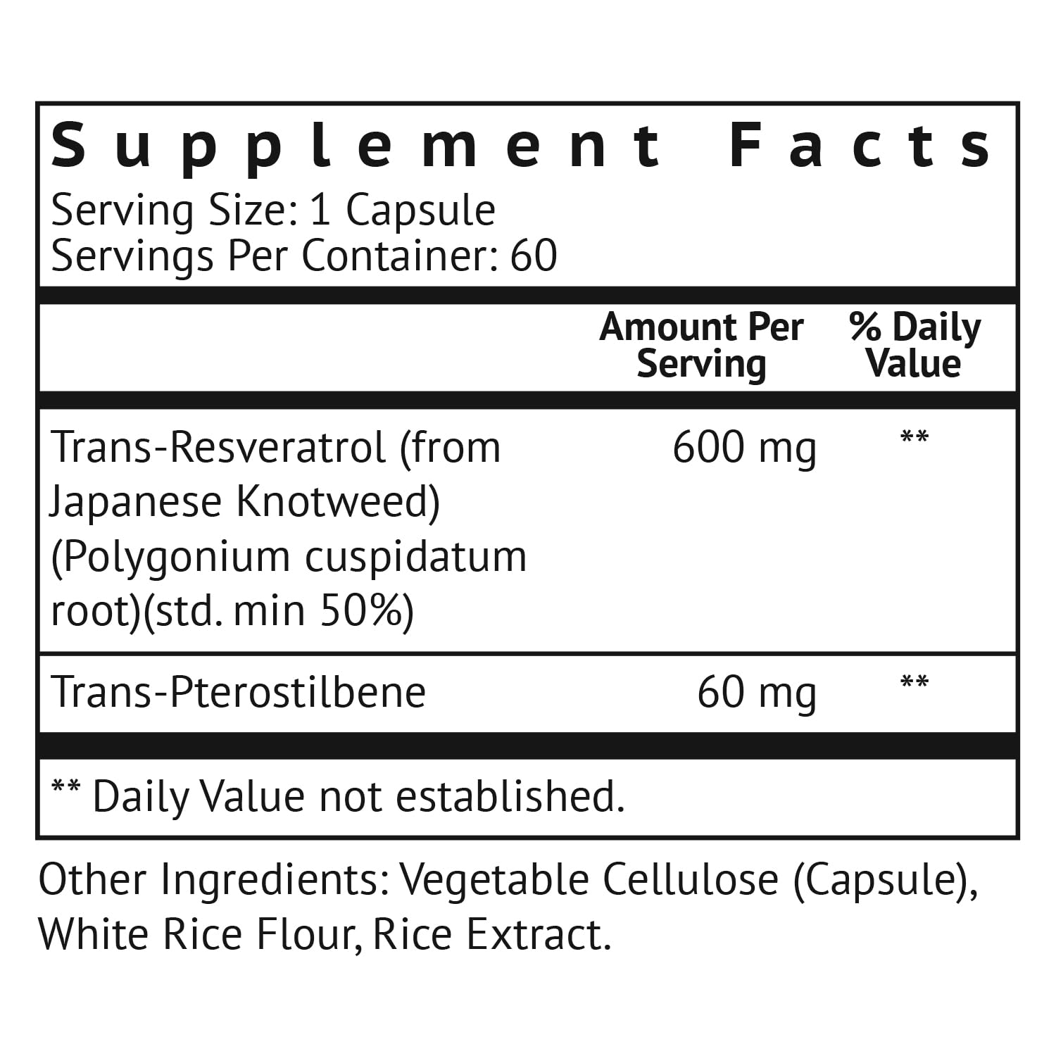 Foto 3 pulgar | Complemente El Resveratrol Vitamonk Con Pterostilbeno 600/60 Mg - Venta Internacional.